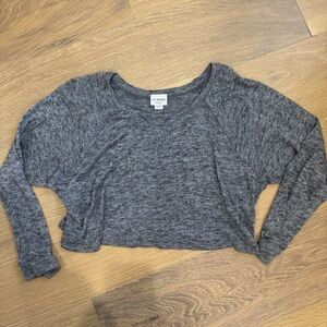 PacSun Heather Gray Crop Top
